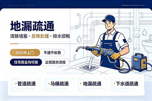 调兵山地漏疏通