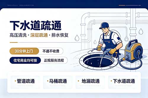 调兵山下水道疏通